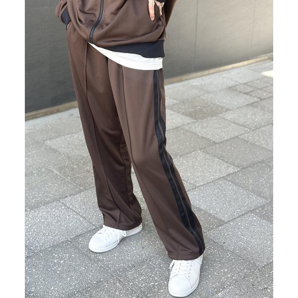 「Java」 ジャージパンツ LARGE ブラウン レディース