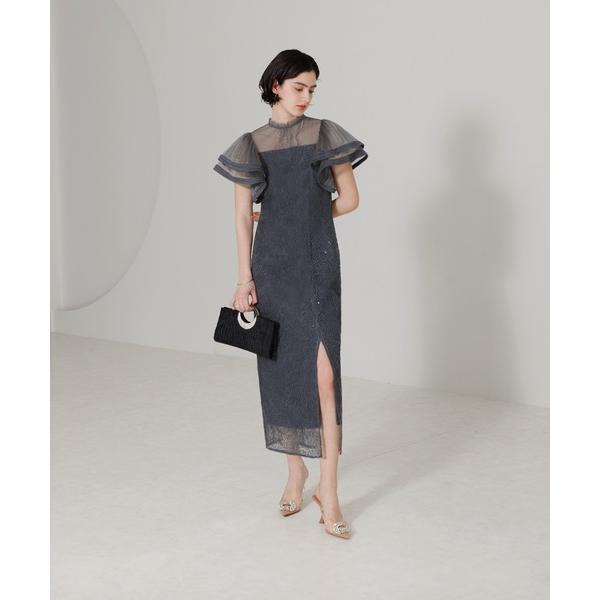 「Leja」 半袖ワンピース MEDIUM ブルー レディース