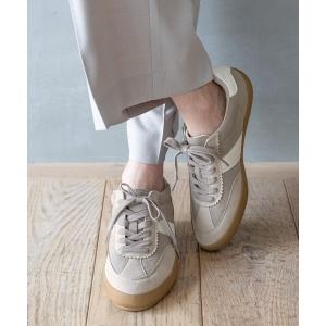 「GLOBAL WORK」 ローカットスニーカー SMALL グレー レディース