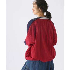 「niko and...」 長袖ブラウス FREE レッド レディース