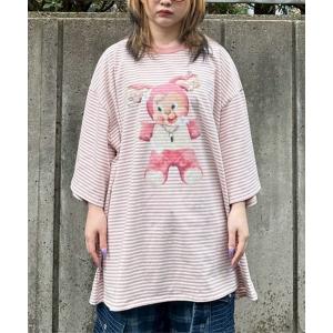 tシャツ DOPE BUNNY BORDER BIG Tシャツ レディース メンズ