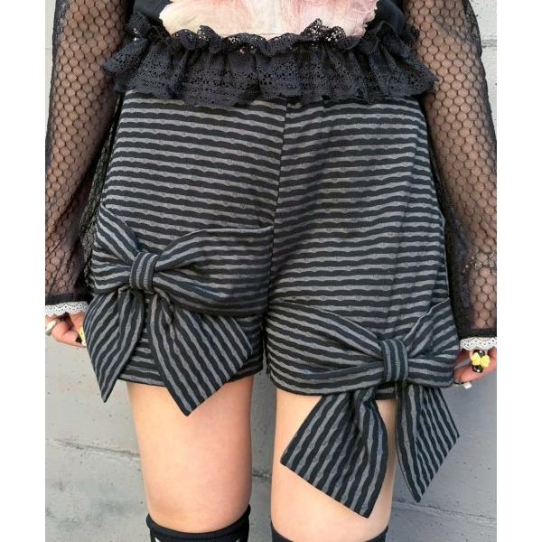 パンツ RIBBON BORDER SHORT パンツ レディース メンズ
