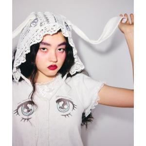 ニット帽 ニットキャップ LACY BUNNY ボンネット レディース メンズ