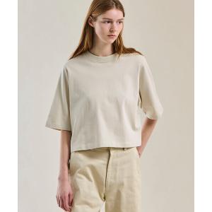 tシャツ 半袖 handvaerk | コットン クルーネック半袖Tシャツ SOLID WOMEN レディース
