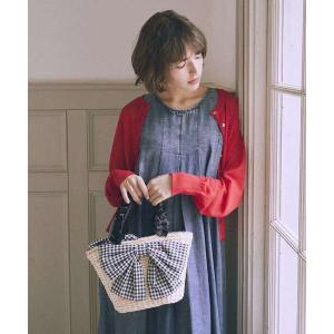 Maison de FLEUR（メゾンドフルール） ハンドバッグ チェリー刺繍