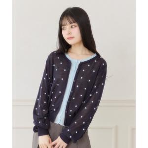 カーディガン 「日本限定」STAR PRINT CARDIGAN / スタープリントカーディガン レディース