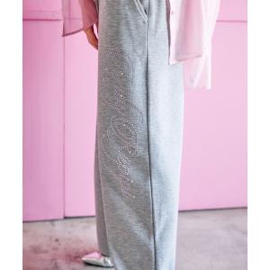 ワイドパンツ パンツ アソートビジュースウェットパンツ キッズ 子供服 女の子