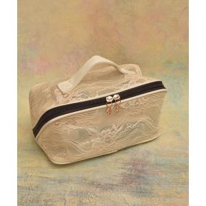 ポーチ 「float」総レース メッシュ バニテ...の商品画像