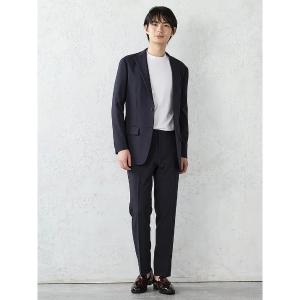 セレモニースーツ セットアップ 「裾上げ済み/上下セット」WEB限定ライトセットアップ　上下洗える　ストレッチ　無地 ブラック/ダークブラウン/ネイビー