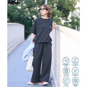 tシャツ 限定展開　「UVカット・接触冷感・吸水速乾」AiRide(エアライド) 半袖 TEE セットアップ レディース