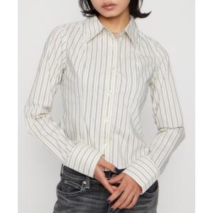 ブラウス シャツ MULTI STRIPE シャツ レディース