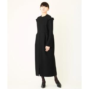 セレモニースーツ セットアップ ダブルクロスフォーマルブラックドレス「喪服・礼服」「入卒式・結婚式」「オフィス/ビジネスにも使える」「正喪服」