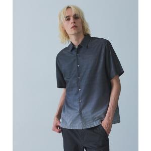 シャツ 半袖 グラデーション ストライプシャツ メンズ レディース