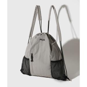 デイバック リュック 「FILA/フィラ」ショルダーパッド付き ナップサック メンズ レディース