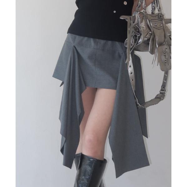 スカート IRREGULAR HEM SKIRT/イレギュラーヘムスカート