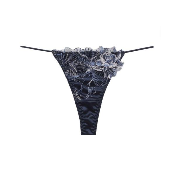 ショーツ オーバーフラワー エンブロイダリーレース Tバック