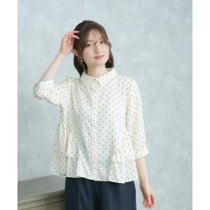 ブラウス シャツ サイドティアードシャツブラウス レディース