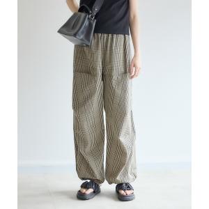カーゴパンツ SUGAR ROSE 2WAYチェックカーゴパンツ レディース