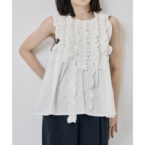 ブラウス シャツ 「RhodolirioN/ロドリリオン」Sleeveless Frill Shir...
