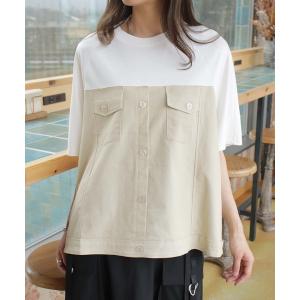 tシャツ 断ち切りプルオーバー レディース