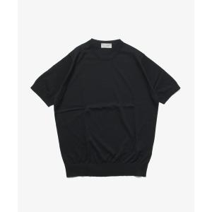 セーター ニット JOHN SMEDLEY / KEMPTON 30G コットンニット クルーネック Tシャツ（MODERN FIT） メンズ レディース