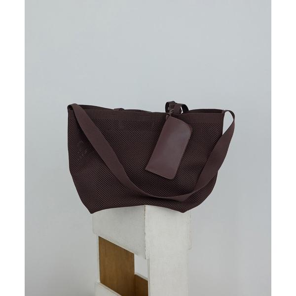 トートバッグ 「WEB限定」2WAYニットジャガードトート / 軽量 レディース