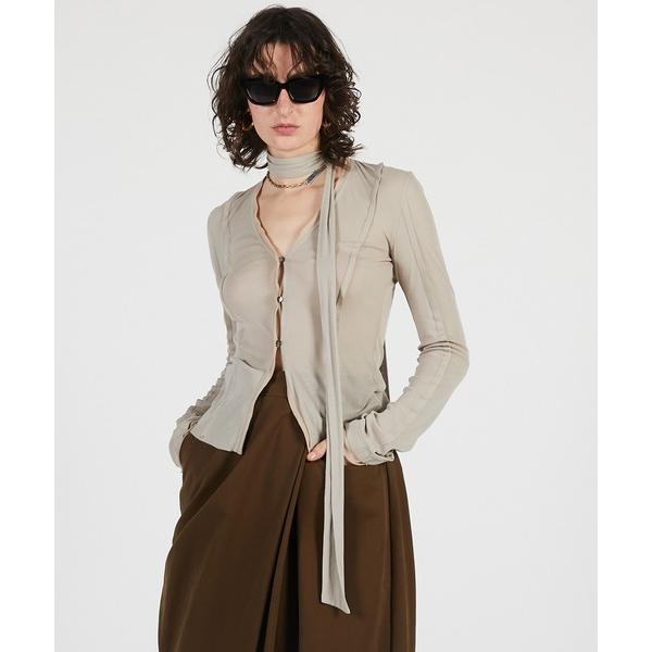 カーディガン 「2026Summer Pre-Order」アウトシームジャージーカーデ / Outs...