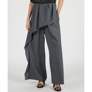 スラックス パンツ ドレープスーチングパンツ / Drape Suiting Pants レディース