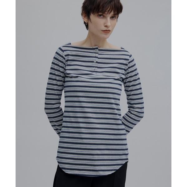 tシャツ COLORFUL BORDER L/S TOP レディース