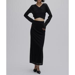 パーティードレス ドレス CACHE-COEUR DAMAGE CUT DRESS