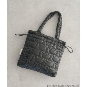 トートバッグ リラックマ×earth シルエットキルトトートバッグ レディース