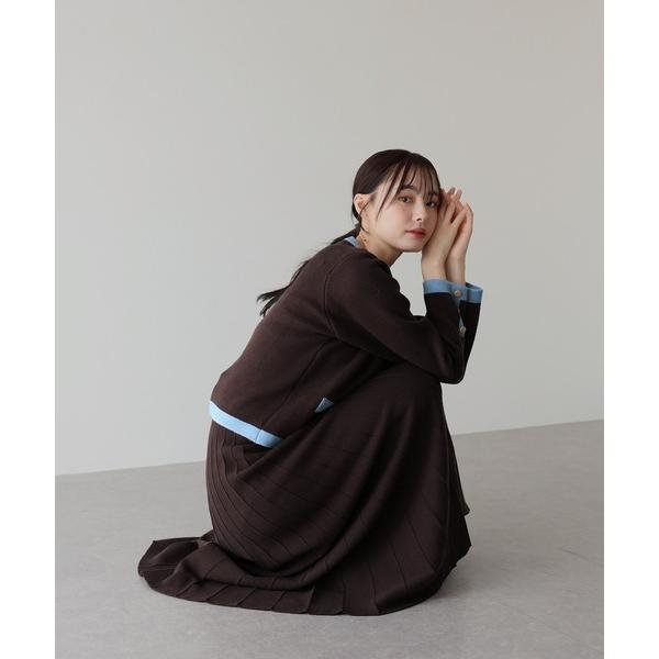 「BLUEEAST」 セットアップ MEDIUM ブラウン レディース