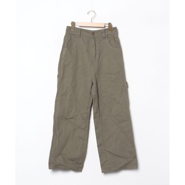 「Java」 デニムパンツ LARGE グリーン レディース
