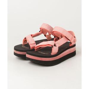 「Teva」 フラットサンダル 23cm ピンク レディース