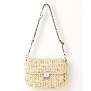 「ANYA HINDMARCH」 ショルダー かごバッグ - ベージュ レディース