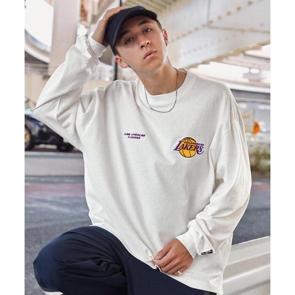 「NBA」 長袖Tシャツ M ホワイト メンズ