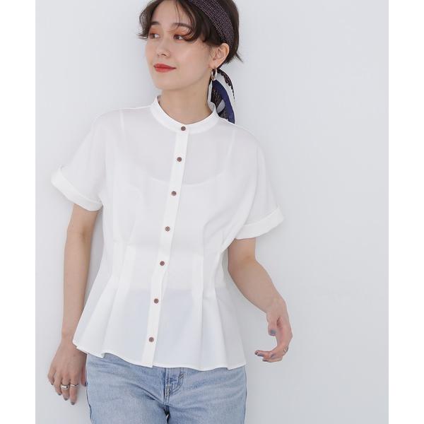 「N.（N. Natural Beauty Basic）」 半袖ブラウス MEDIUM オフホワイト...