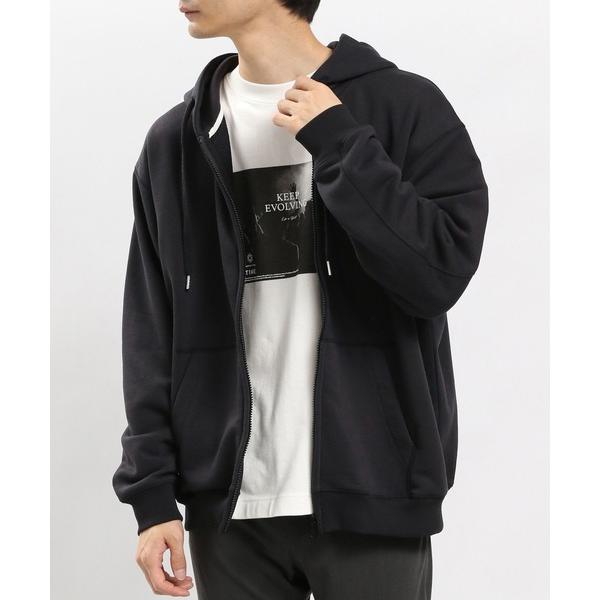 「GLOBAL WORK Smile Seed Store」 ジップアップパーカー MEDIUM ブ...