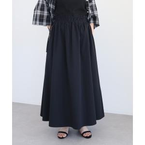 スカート 撥水 ドロストギャザースカート
