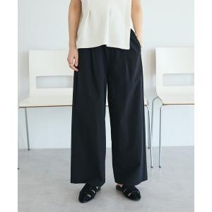 パンツ 撥水 ワイドイージーパンツ レディース