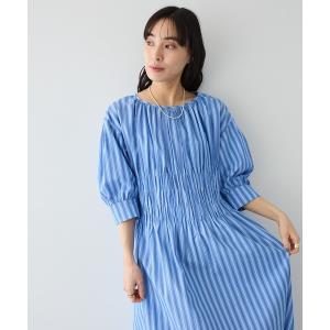 ワンピース インド製 ハーフスリーブシャーリングワンピース