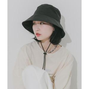 帽子 ハット 「撥水/UVカット」ハッスイドロストバケットハット レディース