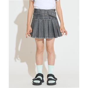 スカート 「インナーパンツつき」ベルトつきデニムスカート キッズ 子供服 女の子｜ZOZOTOWN Yahoo!店