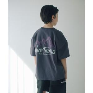 tシャツ 「別注」「WILD THINGS」 マウンテン ショートスリーブ Tシャツ / キッズ 140cm-160cm