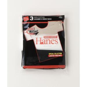 tシャツ Hanes/Hanes×DODOJEAN 3PクルーネックTシャツ レディース