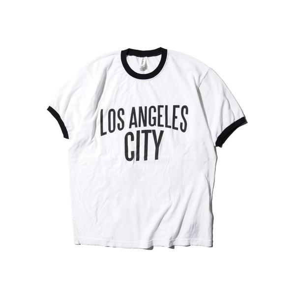 tシャツ I LOVE LA / ”LOS ANGELES”RINGER TEE メンズ レディース