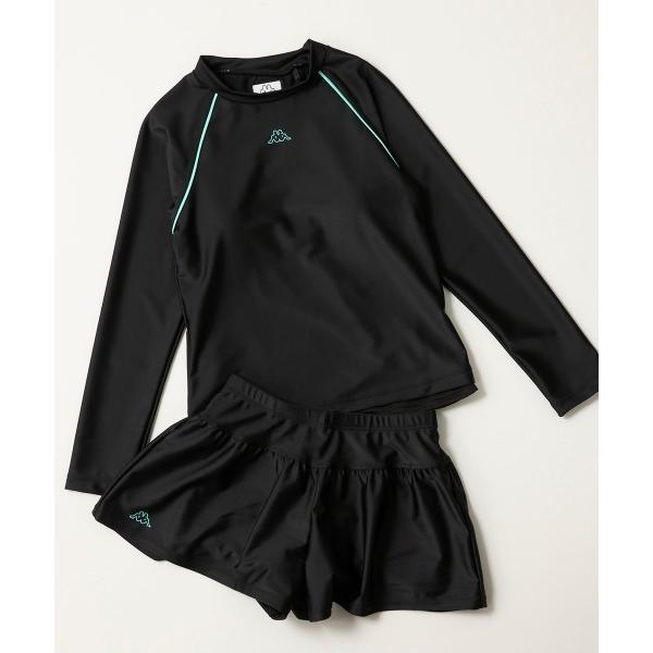 水着 「Kappa/カッパ」キッズスクール水着　インナーパンツ付き　UPF50+ キッズ 子供 女の...