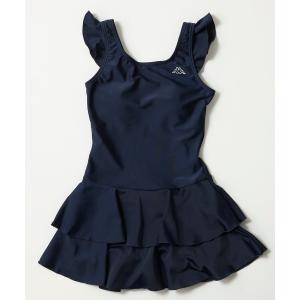 水着 「Kappa/カッパ」キッズスクール水着　ワンピースタイプ　UPF50+ キッズ 子供 女の子