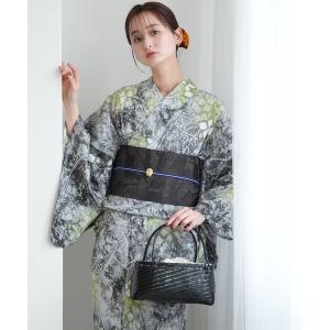 浴衣 有松絞り浴衣3点セット utatane 若葉の影 レディース