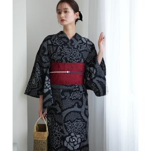 浴衣 有松絞り浴衣3点セット utatane 夜花 レディース